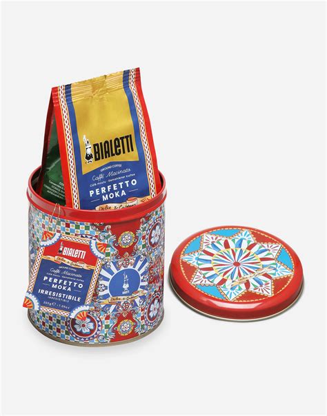 Bialetti dolce and gabbana tin canister